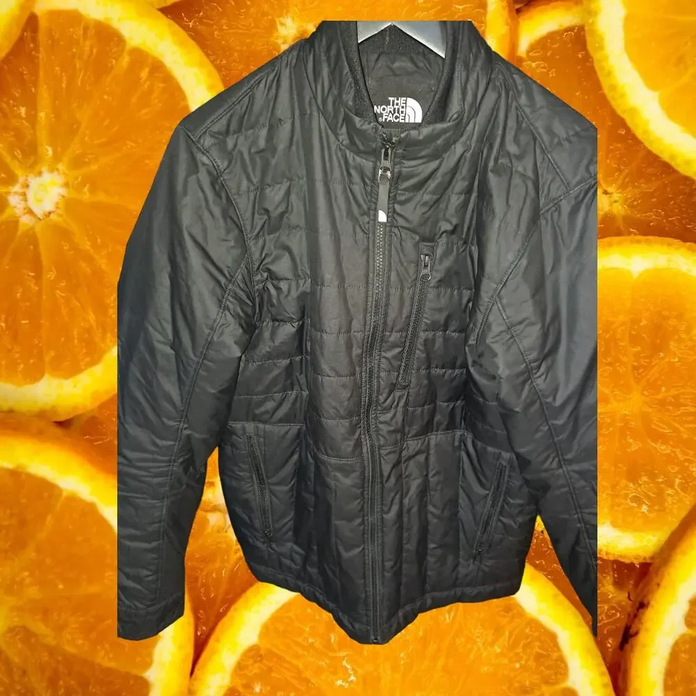 The North Face Black Quilted Jacket Size Small‎